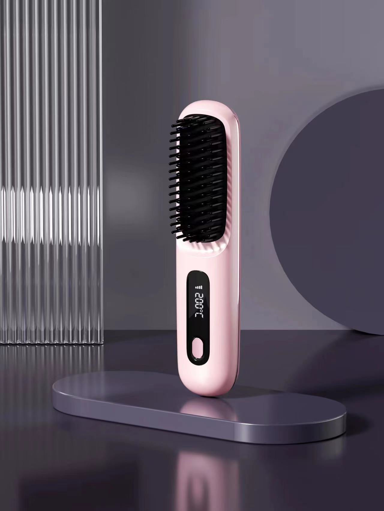 Wireless Hair Straightening Comb with Negative Ion Technology