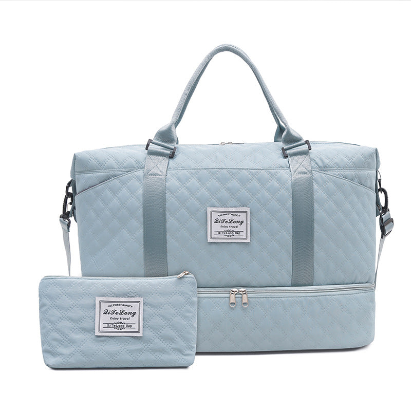 Large Capacity Travel Gym Bag with Shoe Compartment