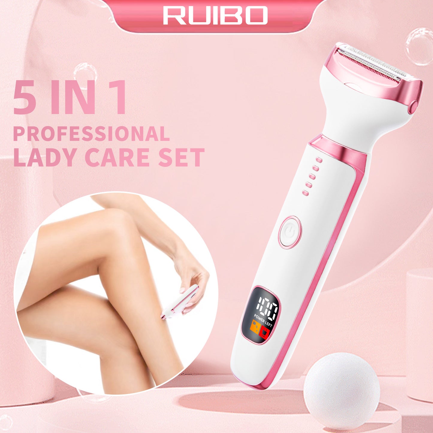 Multifunctional Electric Hair Clipper with Digital Display
