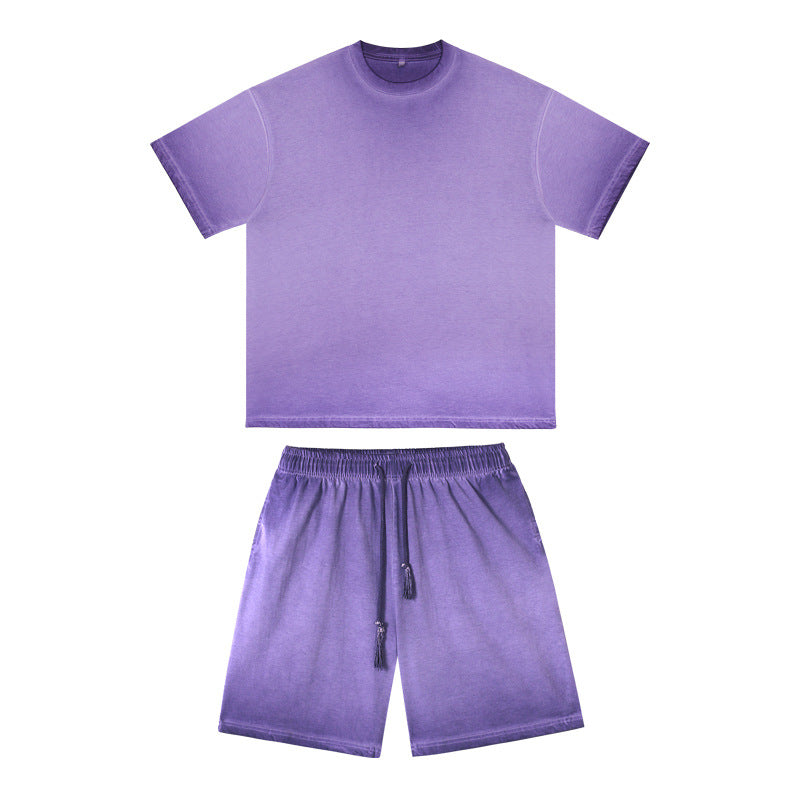 Men's Cotton T-Shirt and Shorts Set