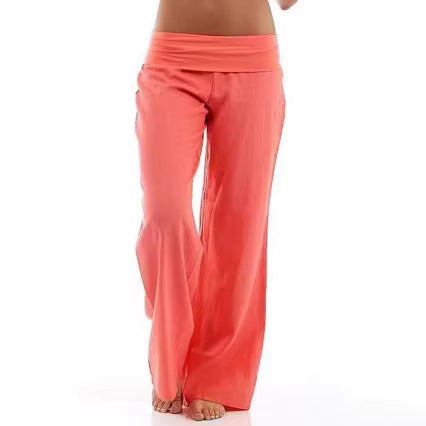 Wide-Leg Flared Pants | Bamboo Fiber