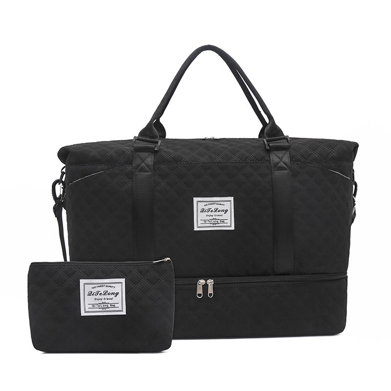 Large Capacity Travel Gym Bag with Shoe Compartment