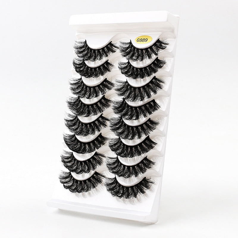 3D Voluminous False Eyelashes 8-Pair Set