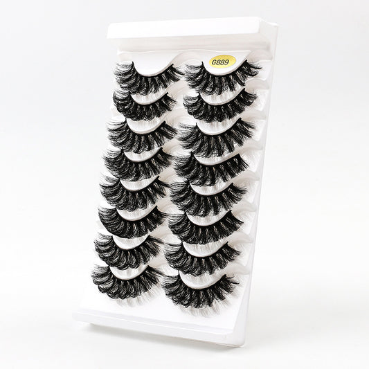 3D Voluminous False Eyelashes 8-Pair Set