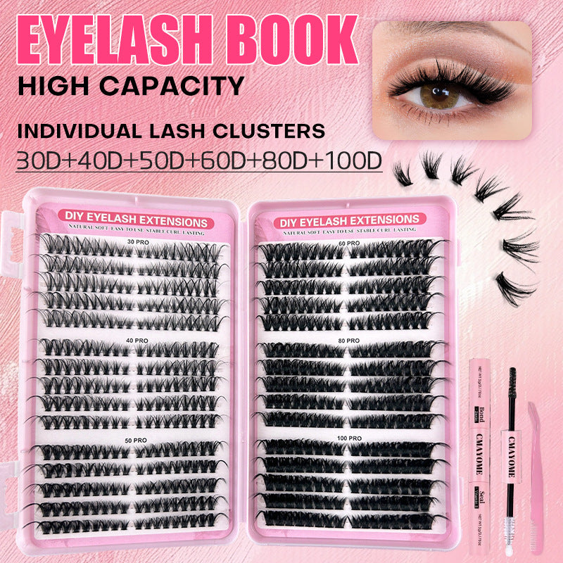 Mixed Segmented DIY False Eyelashes Book