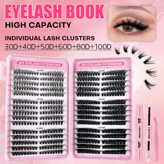 Mixed Segmented DIY False Eyelashes Book