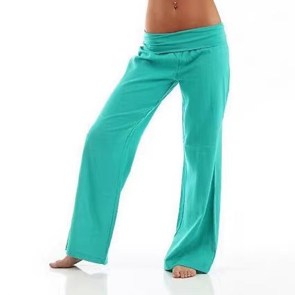Wide-Leg Flared Pants | Bamboo Fiber