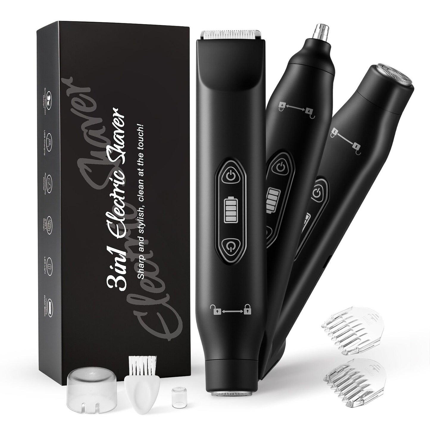 Multifunctional Rechargeable Electric Shaver