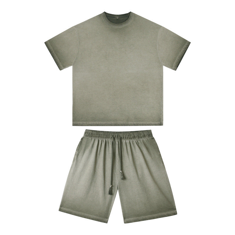 Men's Cotton T-Shirt and Shorts Set