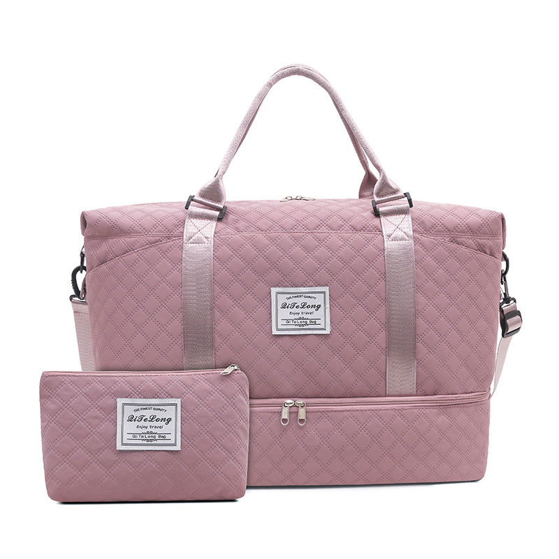 Large Capacity Travel Gym Bag with Shoe Compartment