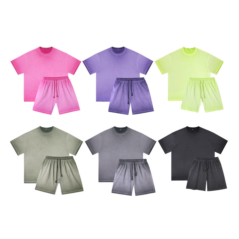 Men's Cotton T-Shirt and Shorts Set