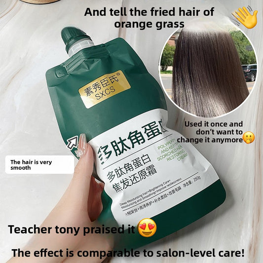 Peptide keratin smooth strands