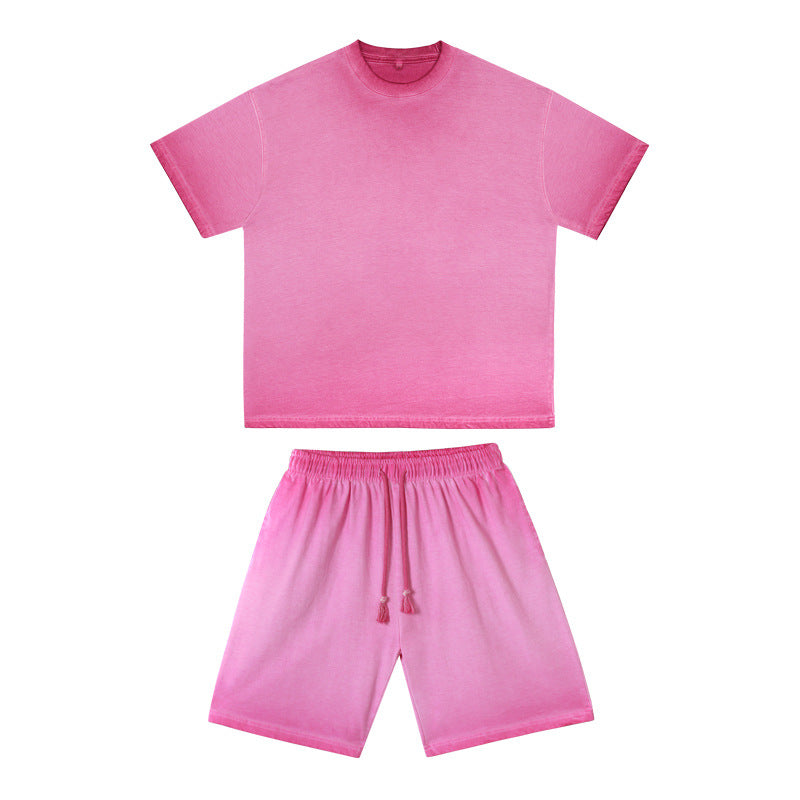 Men's Cotton T-Shirt and Shorts Set