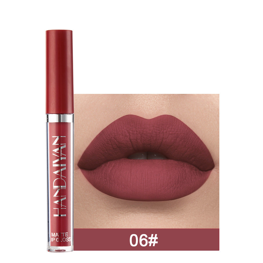 12-Color Matte Lip Glaze Liquid Lipstick