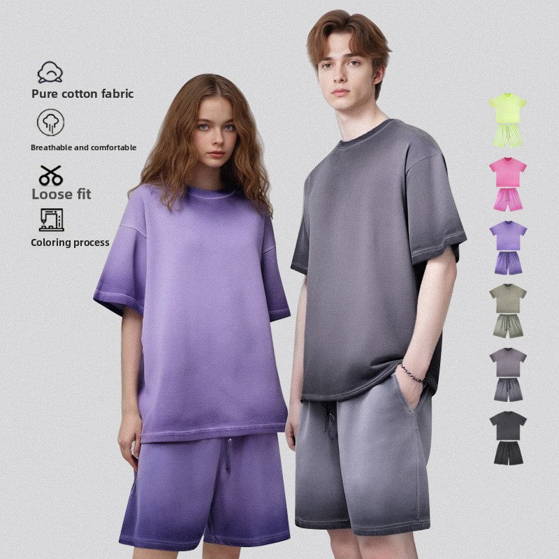 Men's Cotton T-Shirt and Shorts Set