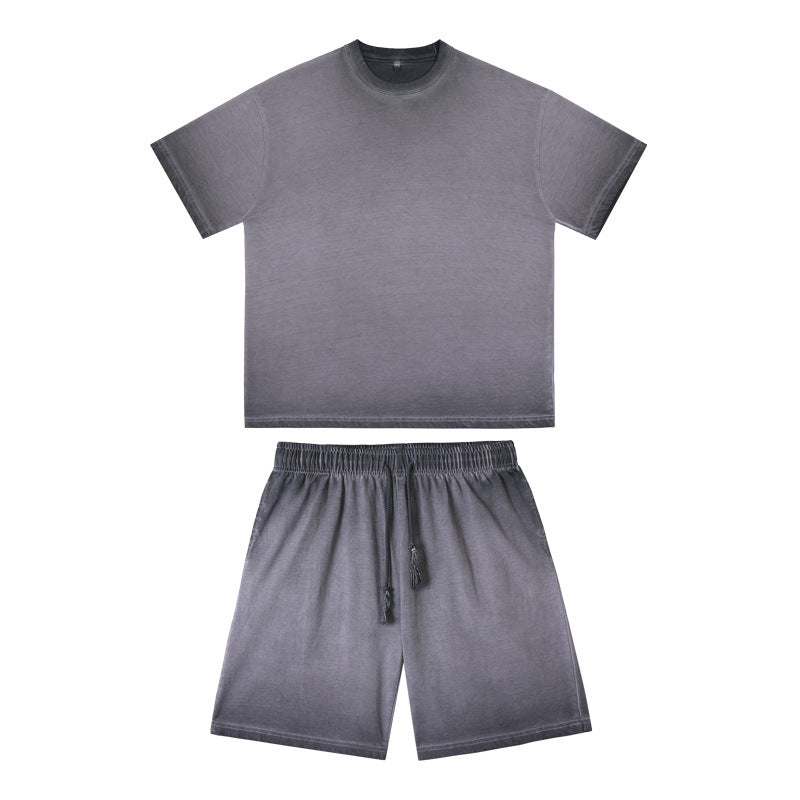 Men's Cotton T-Shirt and Shorts Set
