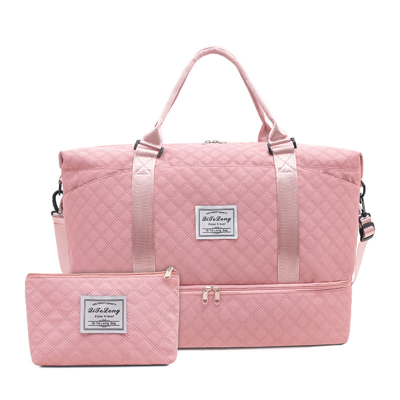 Large Capacity Travel Gym Bag with Shoe Compartment