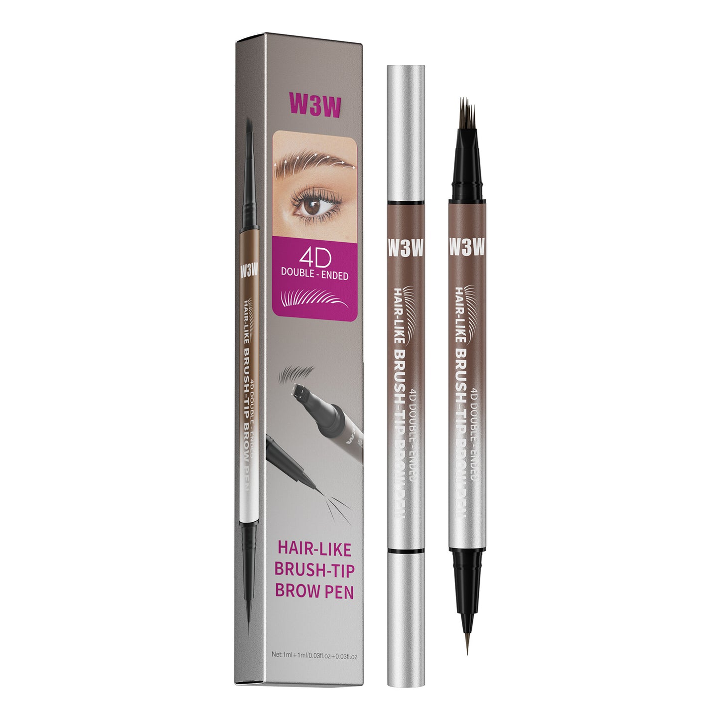 Waterproof Dual-Ended Brow & Liner Pencil